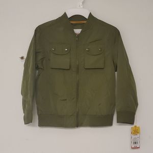Child's green bomber jacket